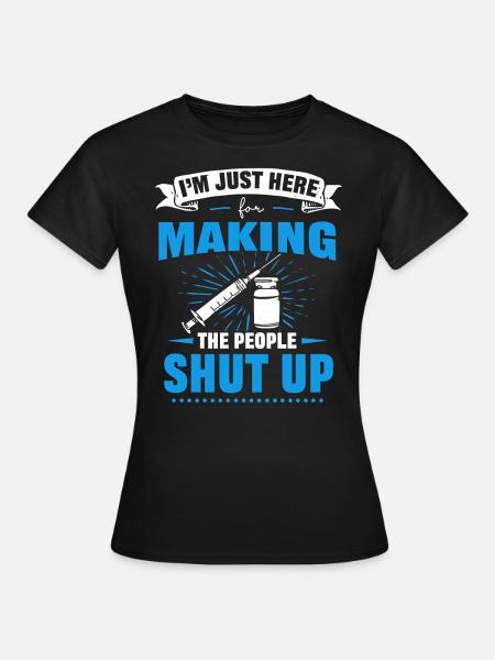 Anästhesie, Anästhesist - Dame-T-shirt - sort