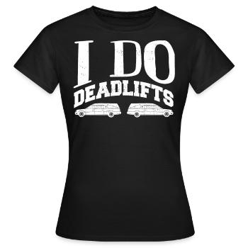Corpse Keepers, Undertakers, Funeral Homes - Women's T-Shirt - black - Front - AI Model Female 172 dark (172cm)