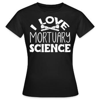 Corpse Keepers, Undertakers, Funeral Homes - Women's T-Shirt - black - Front - AI Model Female 172 dark (172cm)