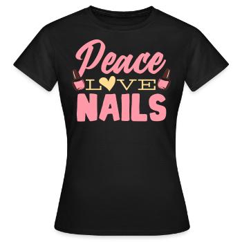 Nail technician, Nail service, Nails, Nailstalon - Women's T-Shirt - black - Front - AI Model Female 172 dark (172cm)