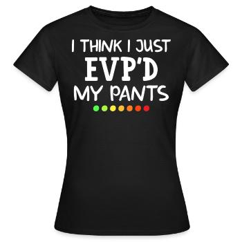 Chasseurs de fantômes, fantômes, fantômes, chasse aux fantômes - T-shirt Femme - noir - Devant - AI Model Female 172 dark (172cm)