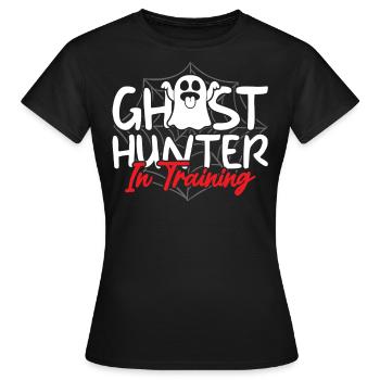 Chasseurs de fantômes, fantômes, fantômes, chasse aux fantômes - T-shirt Femme - noir - Devant - AI Model Female 172 dark (172cm)