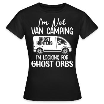 Chasseurs de fantômes, fantômes, fantômes, chasse aux fantômes - T-shirt Femme - noir - Devant - AI Model Female 172 dark (172cm)
