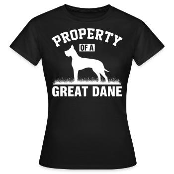 Great Danes, Great Danes - Women's T-Shirt - black - Front - AI Model Female 172 dark (172cm)