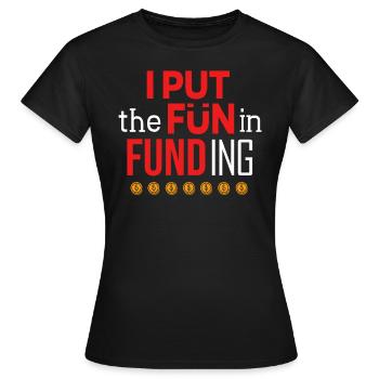 Pilotes de prêts, hypothèques, aide au crédit - T-shirt Femme - noir - Devant - AI Model Female 172 dark (172cm)