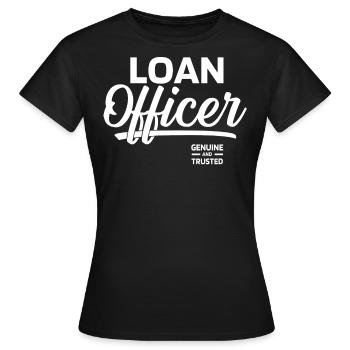 Pilotes de prêts, hypothèques, aide au crédit - T-shirt Femme - noir - Devant - AI Model Female 172 dark (172cm)