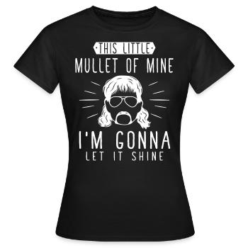 propriétaire de mulet, mulet - T-shirt Femme - noir - Devant - AI Model Female 172 dark (172cm)