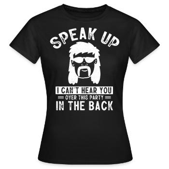 propriétaire de mulet, mulet - T-shirt Femme - noir - Devant - AI Model Female 172 dark (172cm)