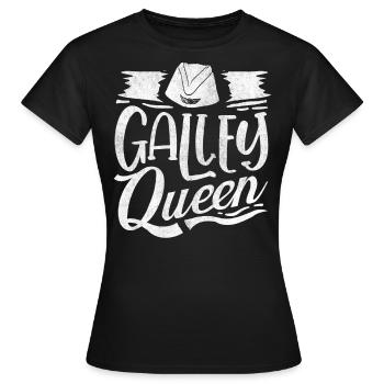 Agents de bord, pour les agents de bord, agents de bord - T-shirt Femme - noir - Devant - AI Model Female 172 dark (172cm)