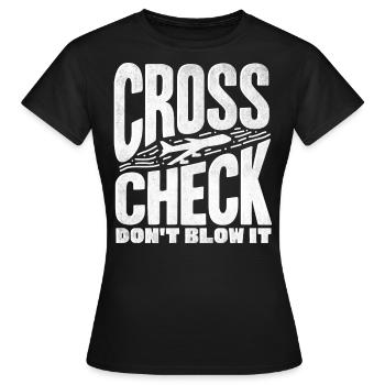 Agents de bord, pour les agents de bord, agents de bord - T-shirt Femme - noir - Devant - AI Model Female 172 dark (172cm)