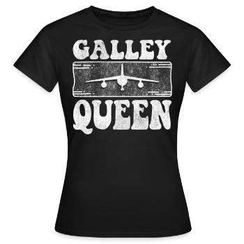 Agents de bord, pour les agents de bord, agents de bord - T-shirt Femme - noir - Devant - AI Model Female 172 dark (172cm)