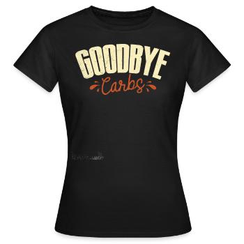 Régime Keto, régime sans glucides, céto - T-shirt Femme - noir - Devant - AI Model Female 172 dark (172cm)