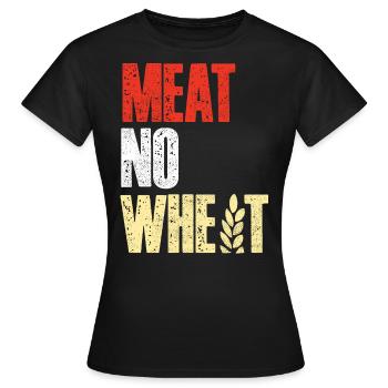 Régime Keto, régime sans glucides, céto - T-shirt Femme - noir - Devant - AI Model Female 172 dark (172cm)
