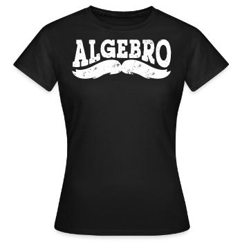 Algèbre, Analyse, Science, Mathématiques - T-shirt Femme - noir - Devant - AI Model Female 172 dark (172cm)