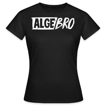 Algèbre, Analyse, Science, Mathématiques - T-shirt Femme - noir - Devant - AI Model Female 172 dark (172cm)