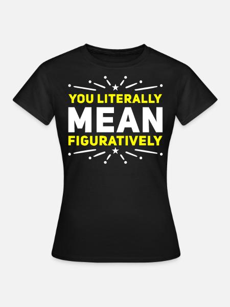 Grammatikpolizei - Englischlehrer - Frauen T-Shirt - Schwarz