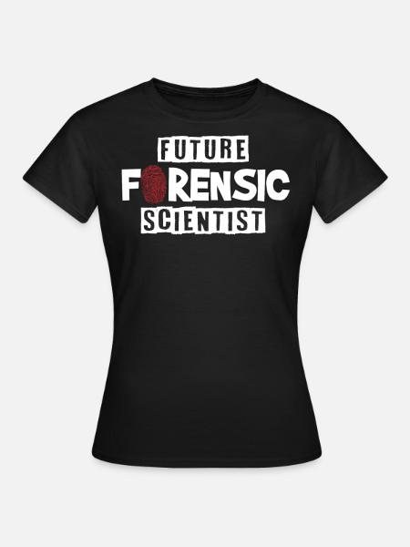 Forensiker Kostüm - Frauen T-Shirt - Schwarz