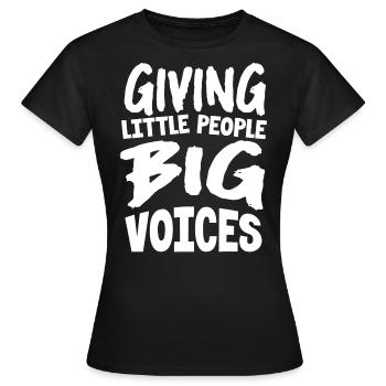 Speech-language pathology, speech-language pathologist - Women's T-Shirt - black - Front - AI Model Female 172 dark (172cm)