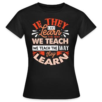 Special Needs Education, Special Education - Women's T-Shirt - black - Front - AI Model Female 172 dark (172cm)