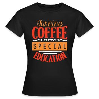 Special Needs Teacher, Special Education - Women's T-Shirt - black - Front - AI Model Female 172 dark (172cm)