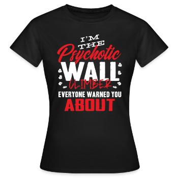 Wall climbers, wall climbers - Women's T-Shirt - black - Front - AI Model Female 172 dark (172cm)
