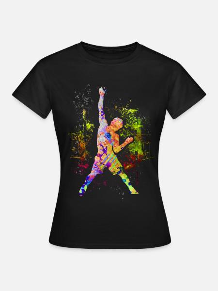 Klettern / Climbing / Freeclimbing Kletterer Berg - Frauen T-Shirt - Schwarz