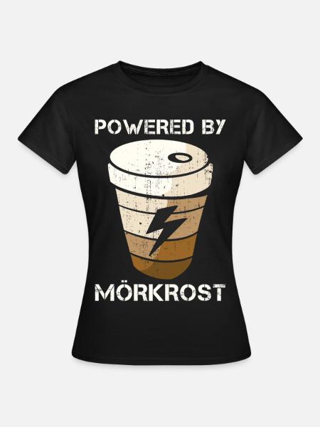 MÖRKROST - Frauen T-Shirt - Schwarz