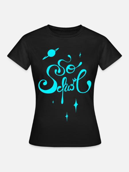 so schwul - Fantasievolles Pride Shirt - Frauen T-Shirt - Schwarz