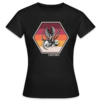 Tshirt Carnivore - T-shirt Femme - noir - Devant - AI Model Female 172 dark (172cm)