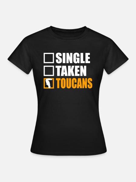 tukan, toucans, toucanet - Frauen T-Shirt - Schwarz