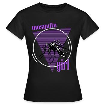 Moustiques, Culicidae, moustique pour les filles moustiques - T-shirt Femme - noir - Devant - AI Model Female 172 dark (172cm)