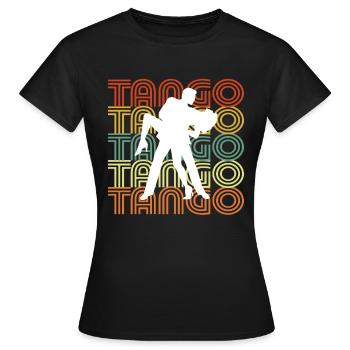 TANGO - T-shirt Femme - noir - Devant - AI Model Female 172 dark (172cm)