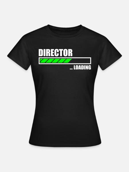 Director Loading Bar - Frauen T-Shirt - Schwarz