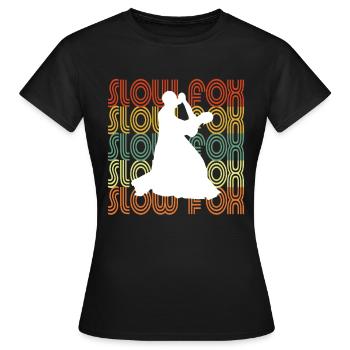 RENARD LENT - T-shirt Femme - noir - Devant - AI Model Female 172 dark (172cm)