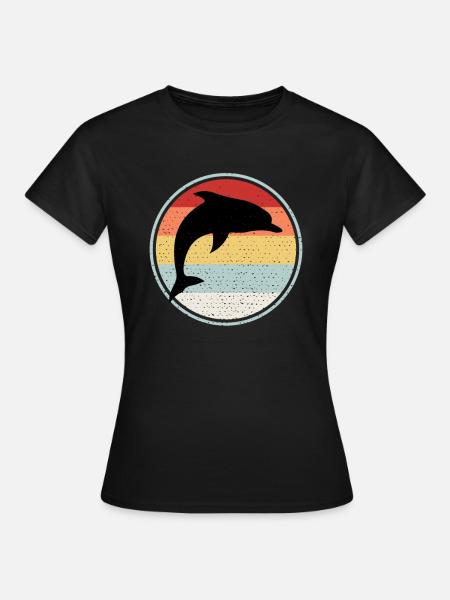 Dolfijn - Frauen T-Shirt - Schwarz