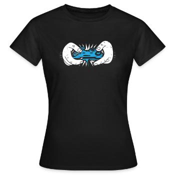 Gaming - T-shirt Femme - noir - Devant - AI Model Female 172 dark (172cm)