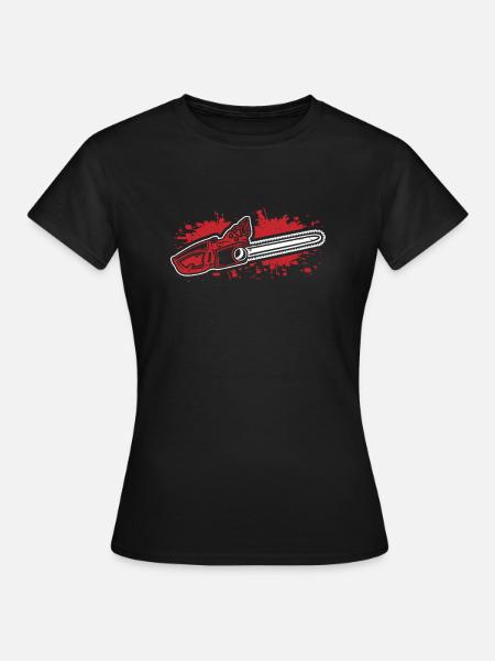 Holzfäller - Frauen T-Shirt - Schwarz