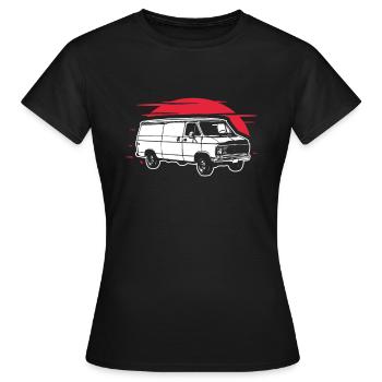 Van - Women's T-Shirt - black - Front - AI Model Female 172 dark (172cm)
