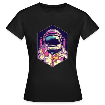 astronomy - Women's T-Shirt - black - Front - AI Model Female 172 dark (172cm)