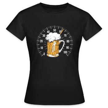 Tuning - Frauen T-Shirt - Schwarz - Vorne - AI Model Female 172 dark (172cm)