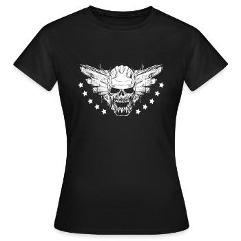 ouvrier du batiment - T-shirt Femme - noir - Devant - AI Model Female 172 dark (172cm)
