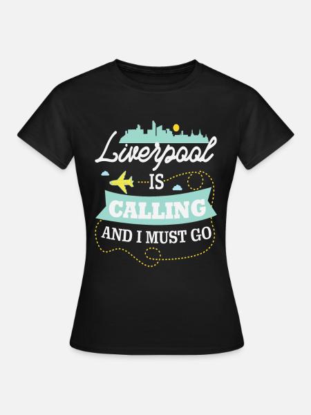 Liverpool - Frauen T-Shirt - Schwarz