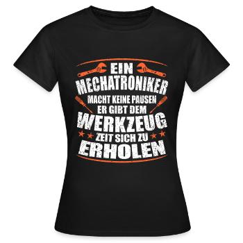 Automechaniker - Frauen T-Shirt - Schwarz - Vorne - AI Model Female 172 dark (172cm)