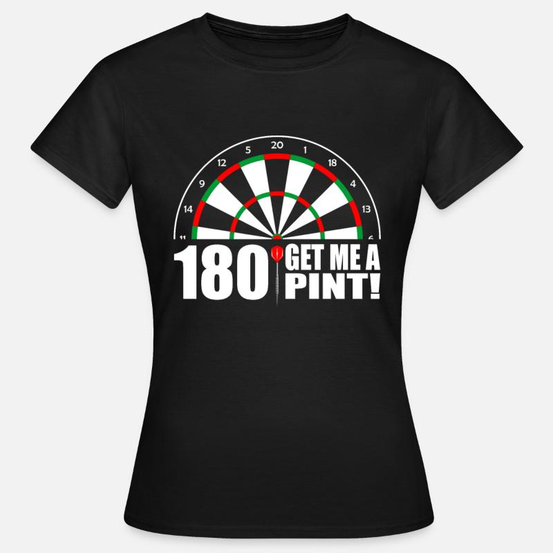 dart - T-shirt dam - svart