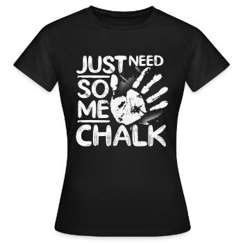 bouldering - T-shirt Femme - noir - Devant - AI Model Female 172 dark (172cm)