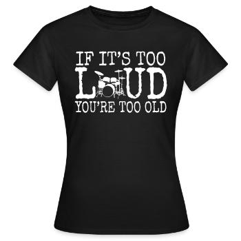 Percussion - Women's T-Shirt - black - Front - AI Model Female 172 dark (172cm)