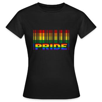 lgbt - Women's T-Shirt - black - Front - AI Model Female 172 dark (172cm)