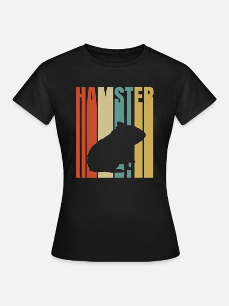 Hamster - Frauen T-Shirt - Schwarz