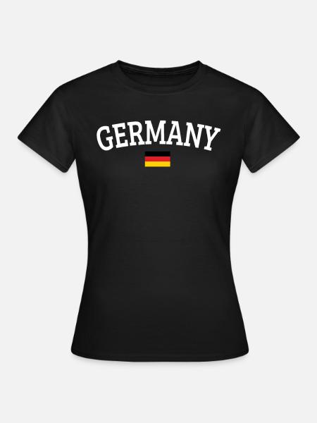 Deutschland - Frauen T-Shirt - Schwarz