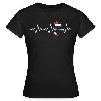 Thaïlande - T-shirt Femme - noir - Devant - AI Model Female 172 dark (172cm)